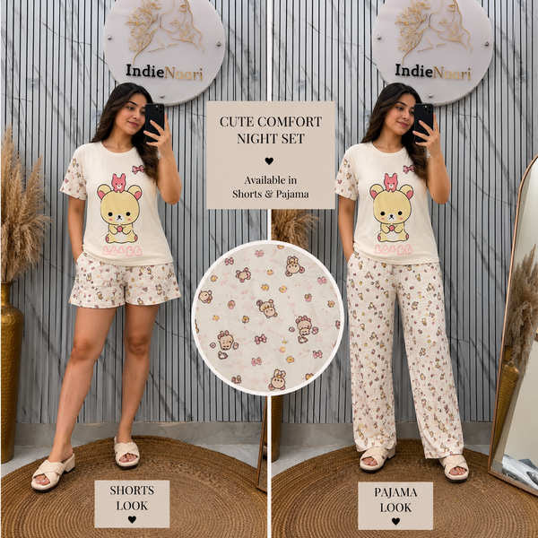 Three pc Set Korean Night Suit