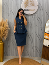 Pleated Skirt Cordset