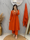 Pure Cotton A line Suit set