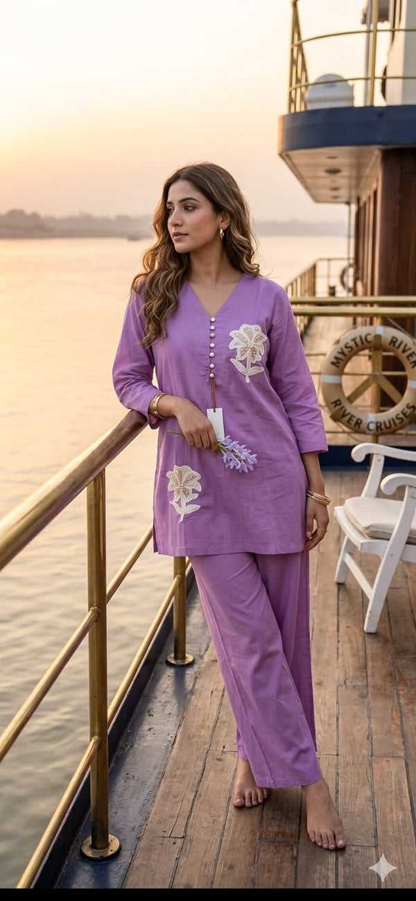 Premium Cotton Printed Co-ord Set