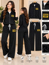 Sporty Branded Cordset Track suit