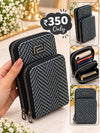 Compact 2-Zip Mobile Sling Bag