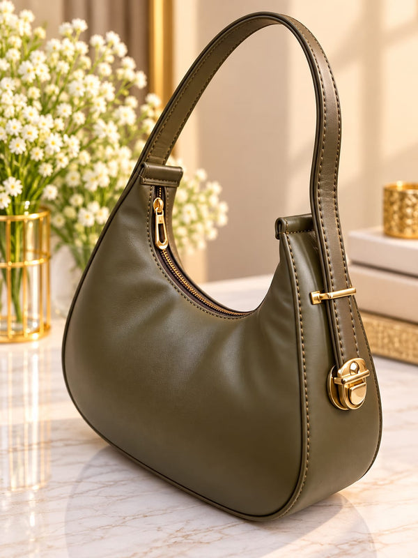 Classic Buckle Shoulder Bag