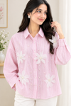 3D flower shirt