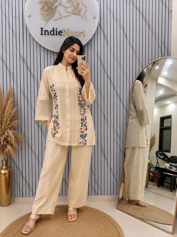 🌸 Premium Cotton Flex Co-ord Set 🌸