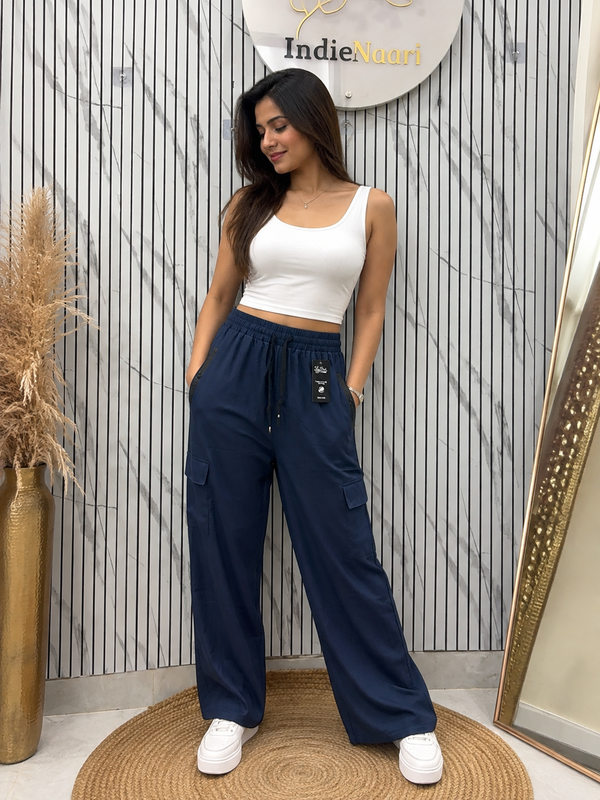 Multi Pocket Cargo Track Pants