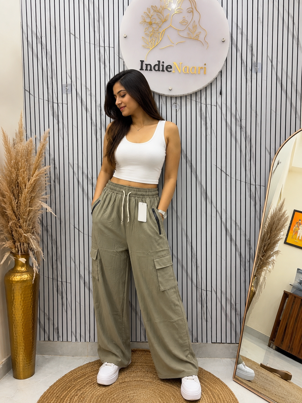 Multi Pocket Cargo Track Pants