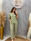 Printed Korean Two pc Night Suits