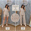 Printed Korean Three pc Night Suits