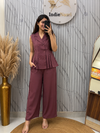 Pleated Pant Cordset