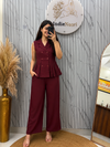 Pleated Pant Cordset