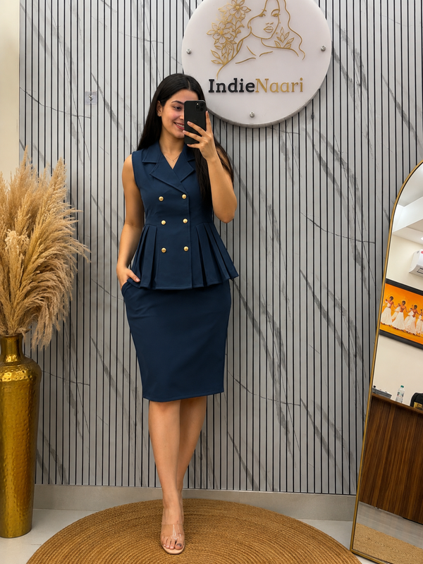 Pleated Skirt Cordset