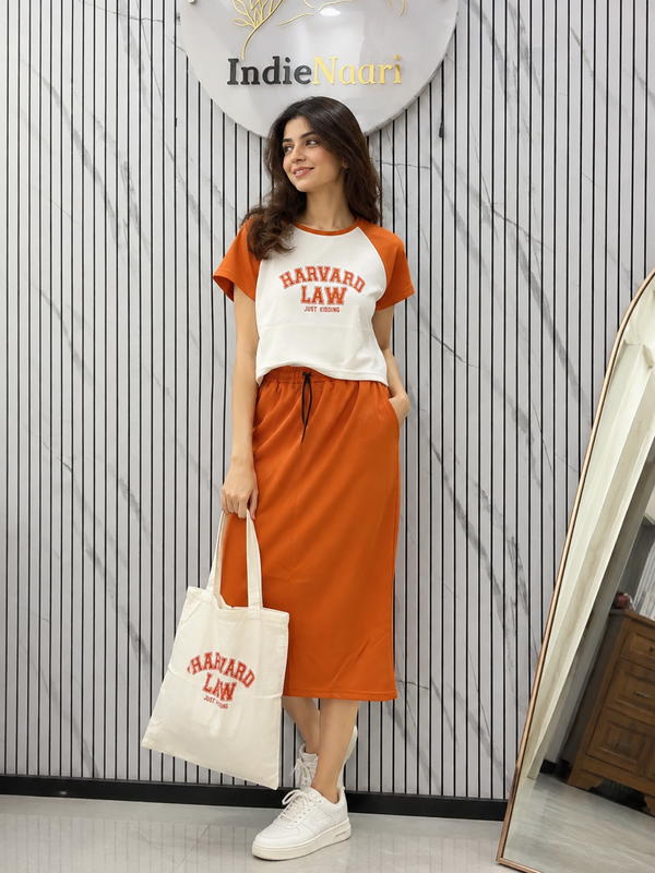 Skirt Cordset with Bag Dress