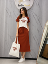 Skirt Cordset with Bag Dress