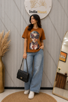 Studded Face Tshirt