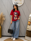 Studded Face Tshirt