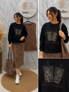 Leopard Skirt Cordset