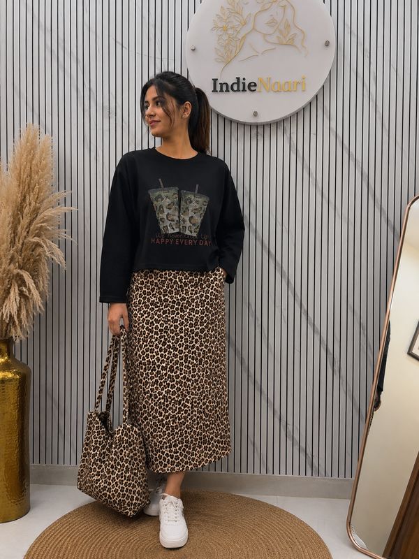 Leopard Skirt Cordset