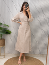 Cotton Long Middi Dress