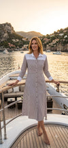 Cotton Long Middi Dress
