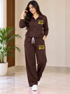 Sporty Branded Cordset Track suit