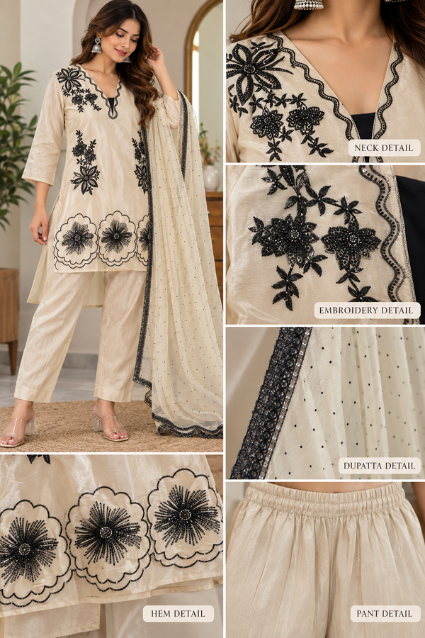 Zubi Cordset with Dupatta