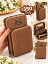 Compact 2-Zip Mobile Sling Bag