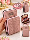 Compact 2-Zip Mobile Sling Bag