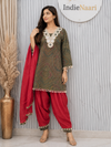 Bandhani Farshi set